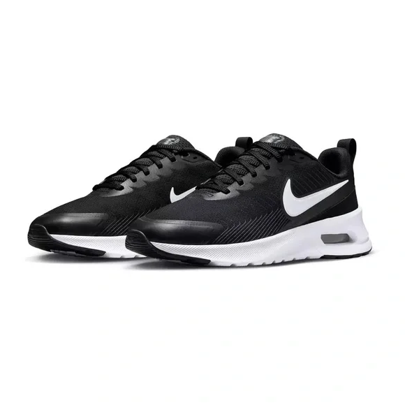 NEW Nike Air Max Nuaxis Black/White Shoes Sneakers Men's Size 8/Women's9.5